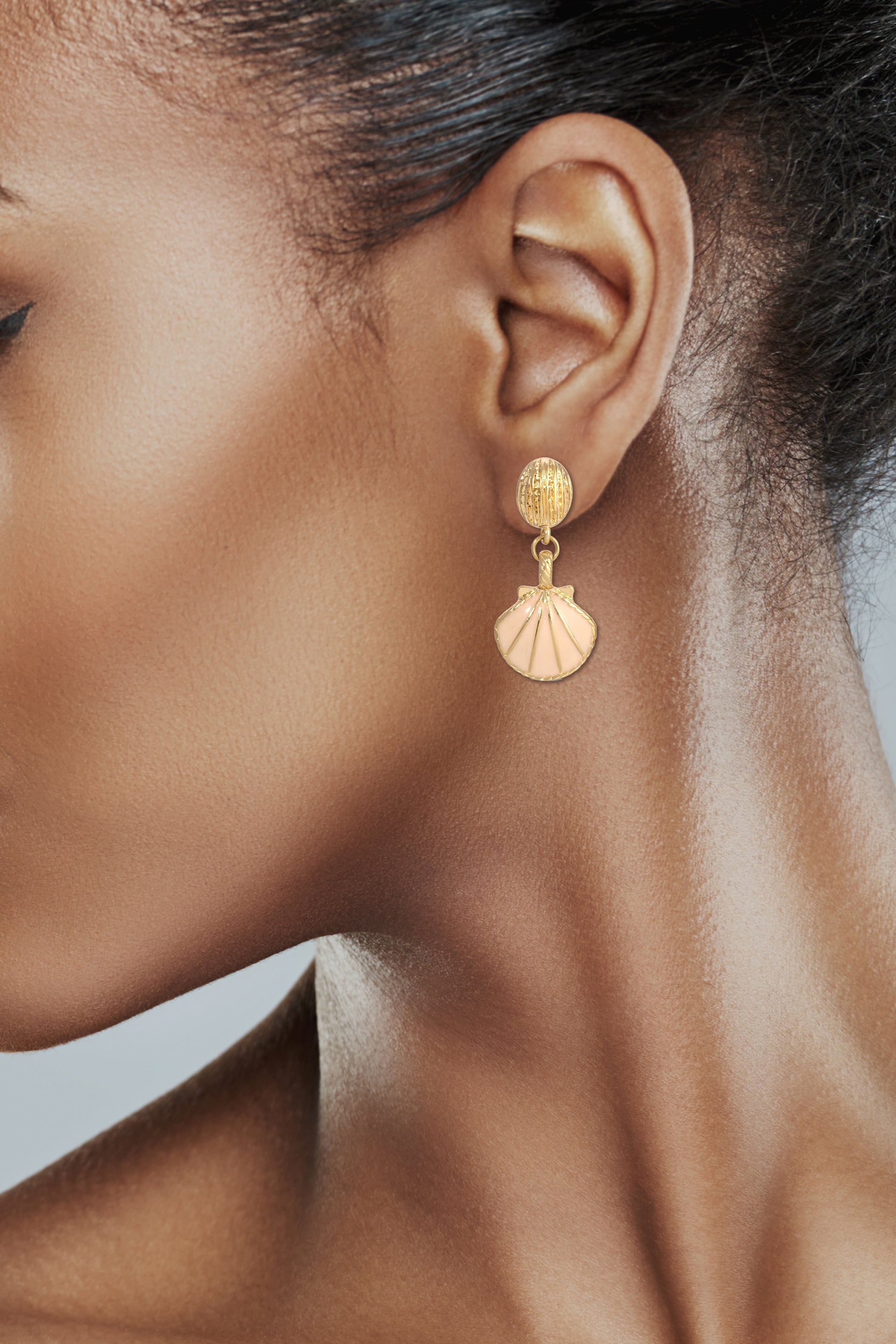 Inaya Shell Drop Earring
