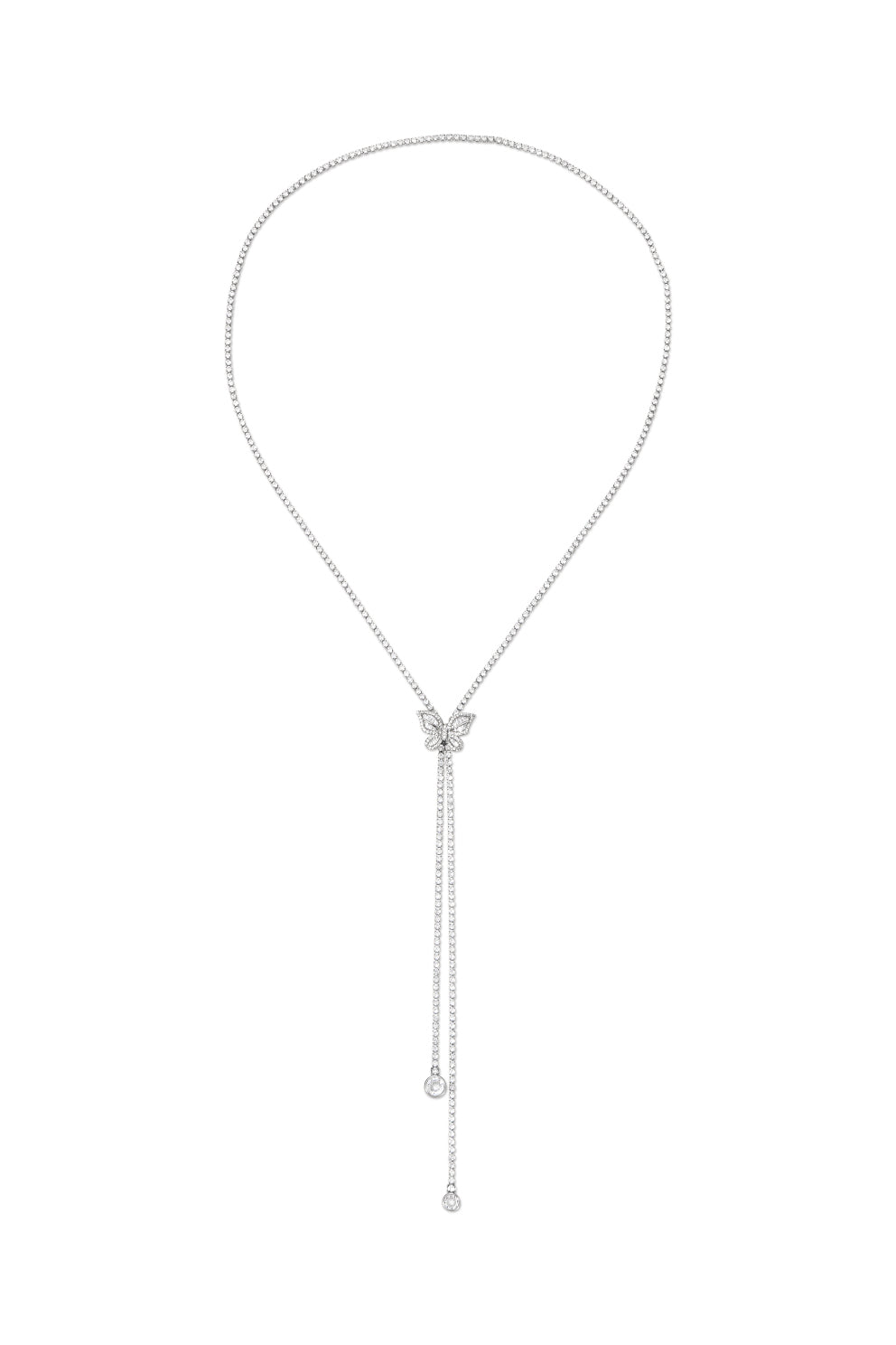 Lea Butterfly Lariat Necklace