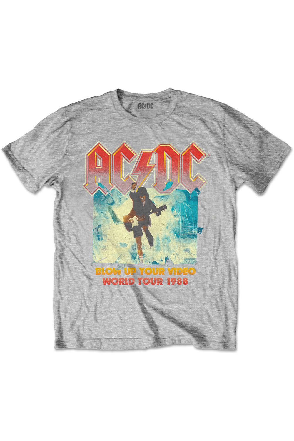 AC DC blow up your video grey t-shirt.