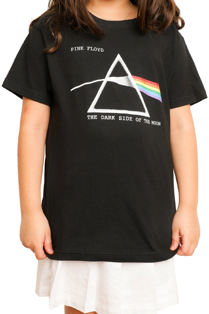 Kid's Pink Floyd T-Shirt Dark Side of the Moon Black (Boys and Girls)