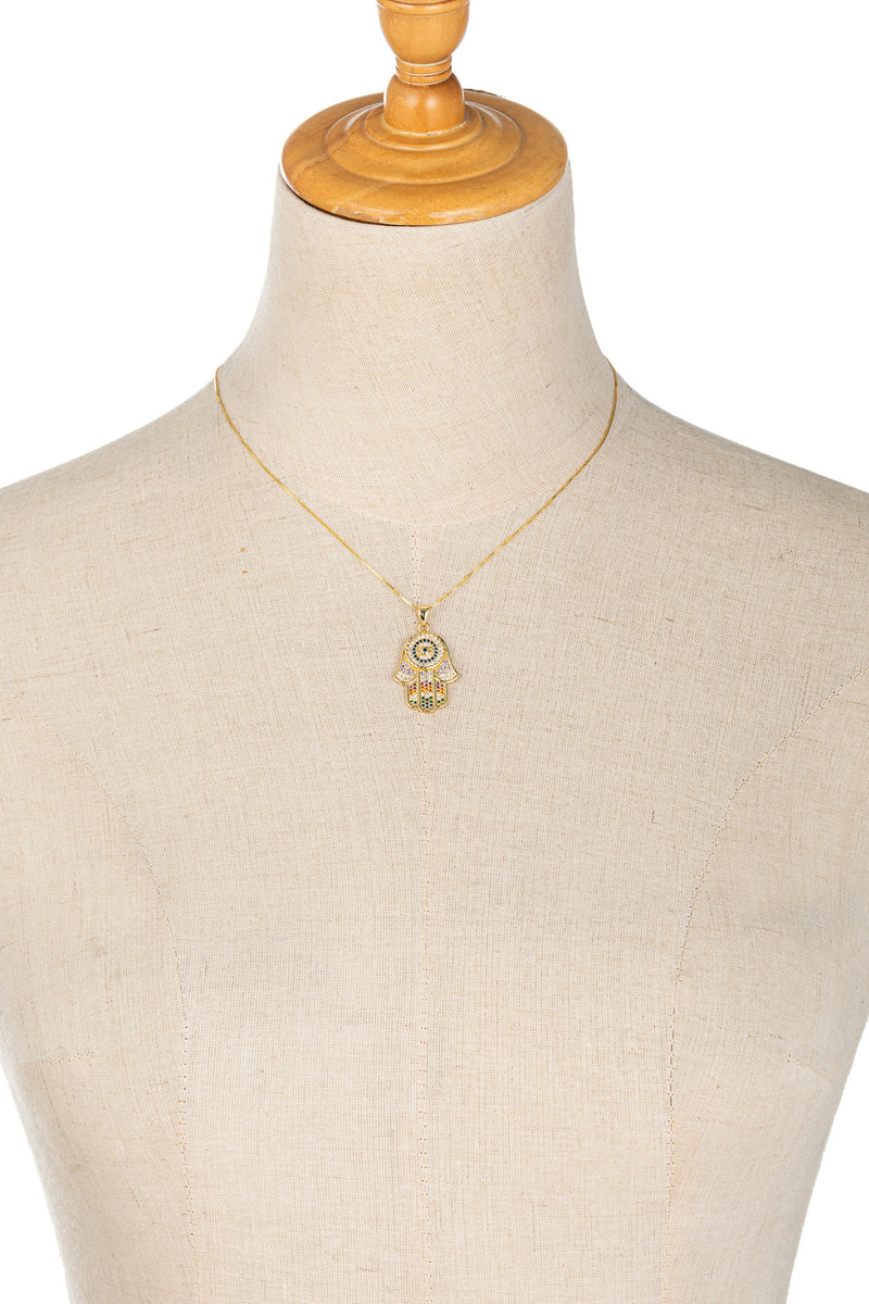 Hamsa Chain Necklace