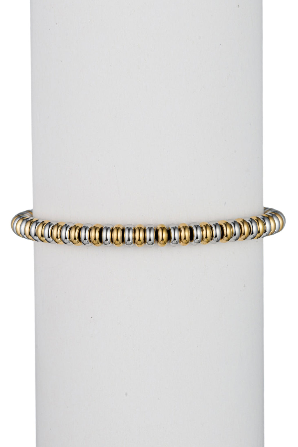 Hugo Rondelle Adjustable Bead Bracelet: Elevate Your Style with Versatile Elegance.