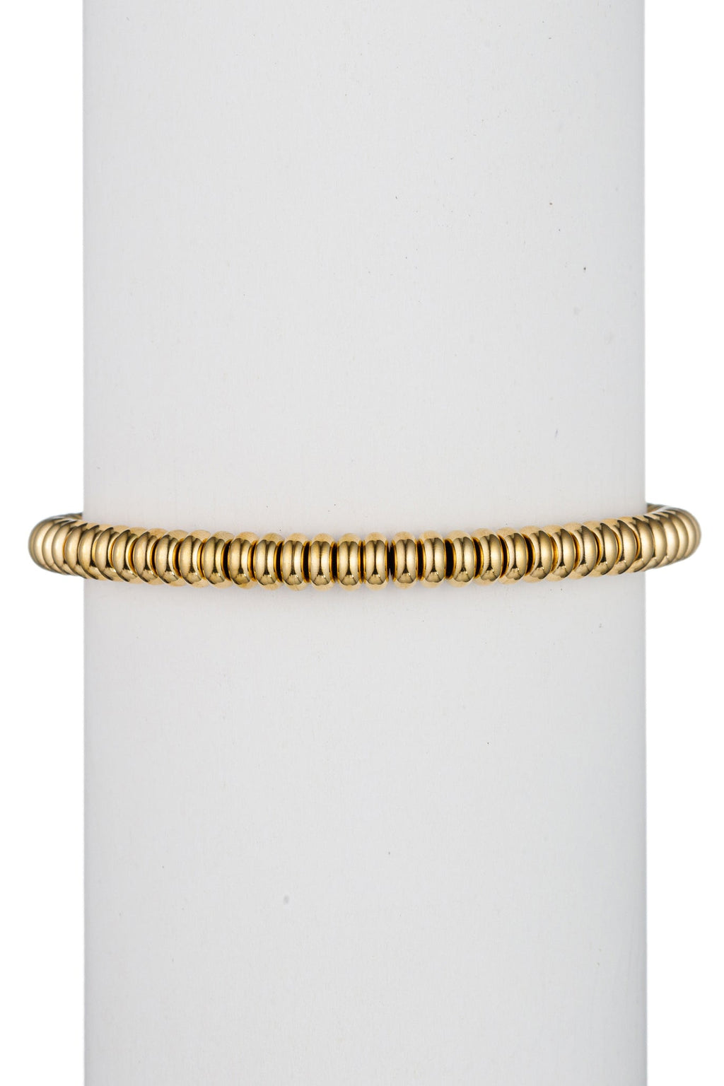 Elevate Your Style with the Hugo Rondelle Adjustable Bead Bracelet.