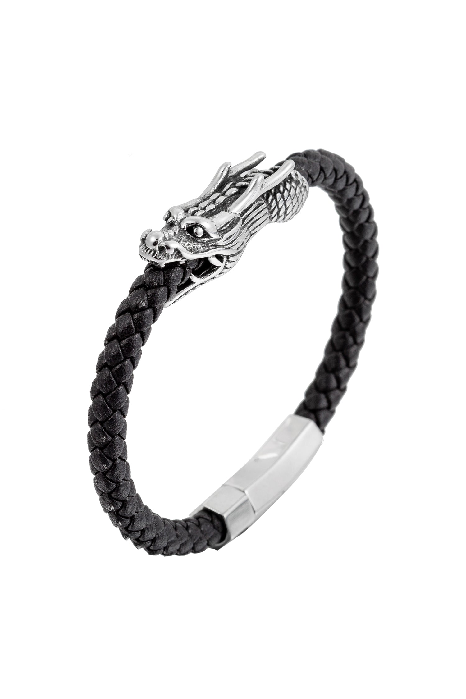 Silver Tone Sull Headed Bracelet