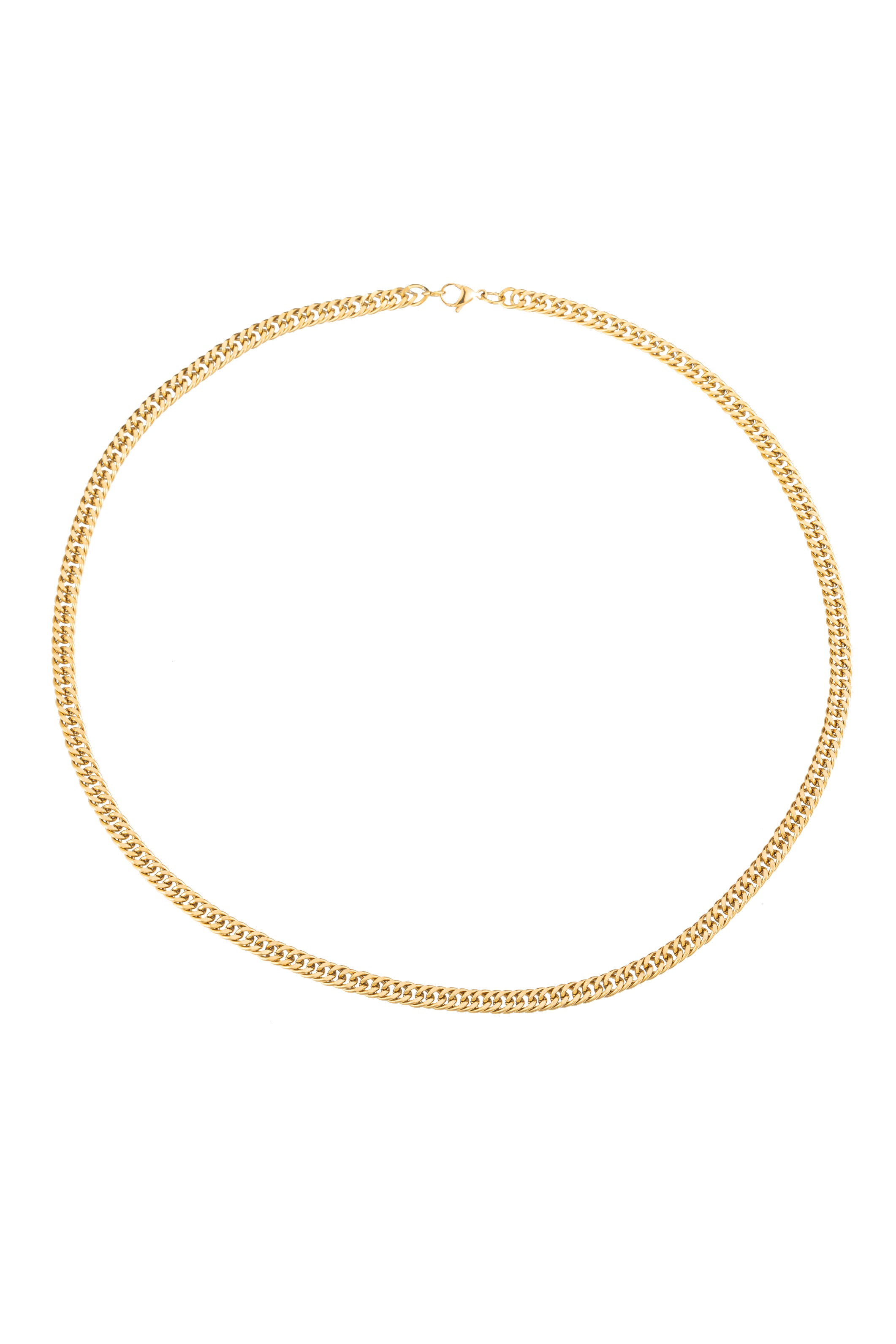 7MM Cuban link titanium chain.