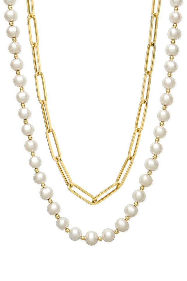Gerard 2 Piece Necklace Set: Elevate Your Style with This Unique and Versatile Jewelry Ensemble.
