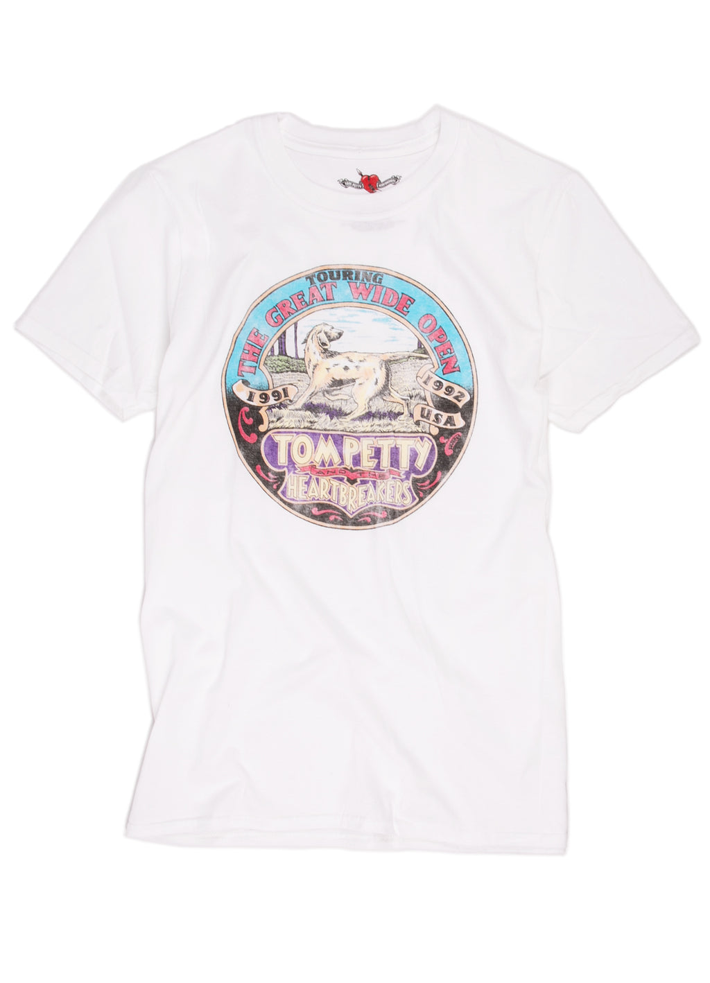 Tom Petty & The Heartbreakers "The Great Wide Open" t-shirt.