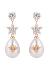 Abeja Earrings - Bronze