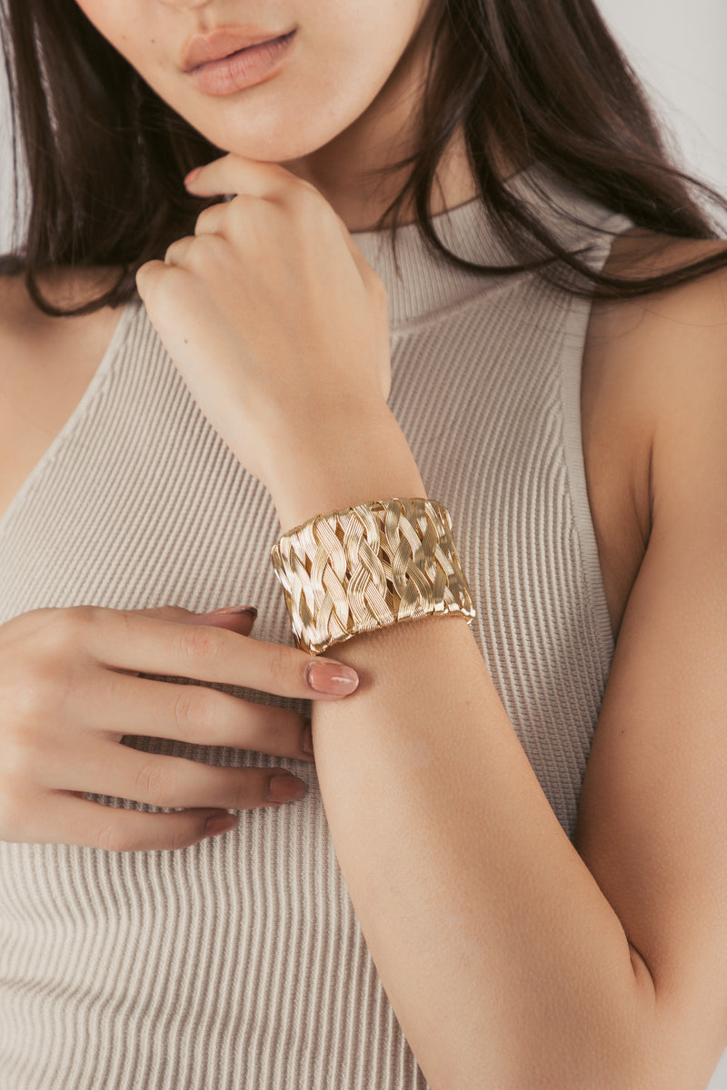 Chiara Mesh Cuff Bracelet