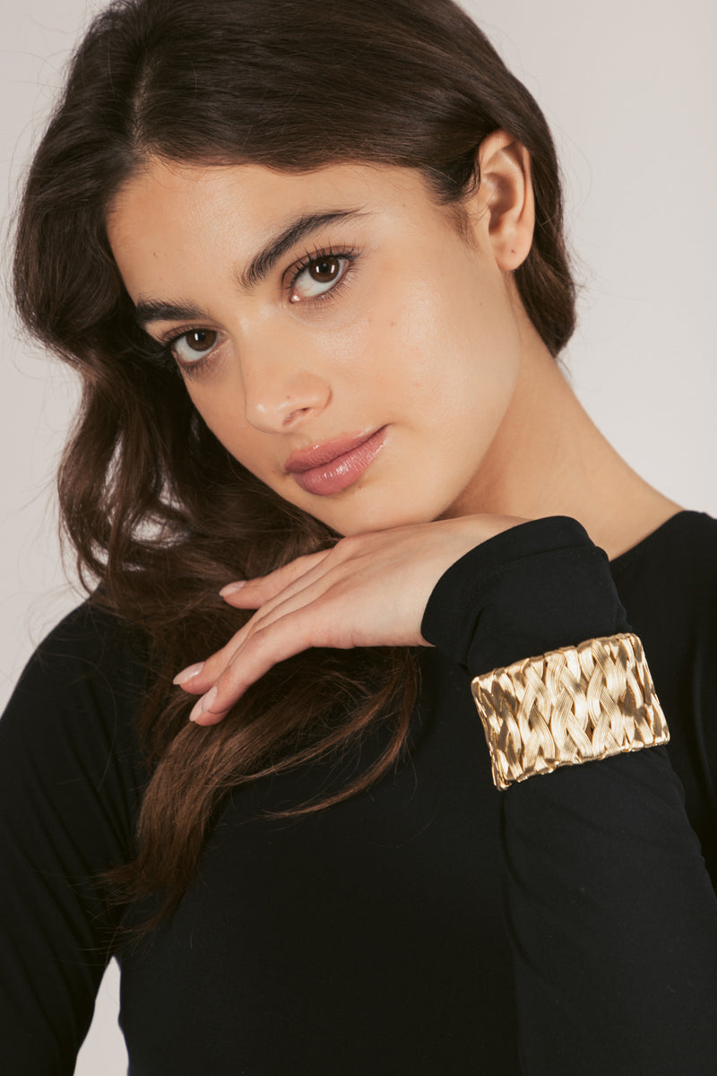 Chiara Mesh Cuff Bracelet