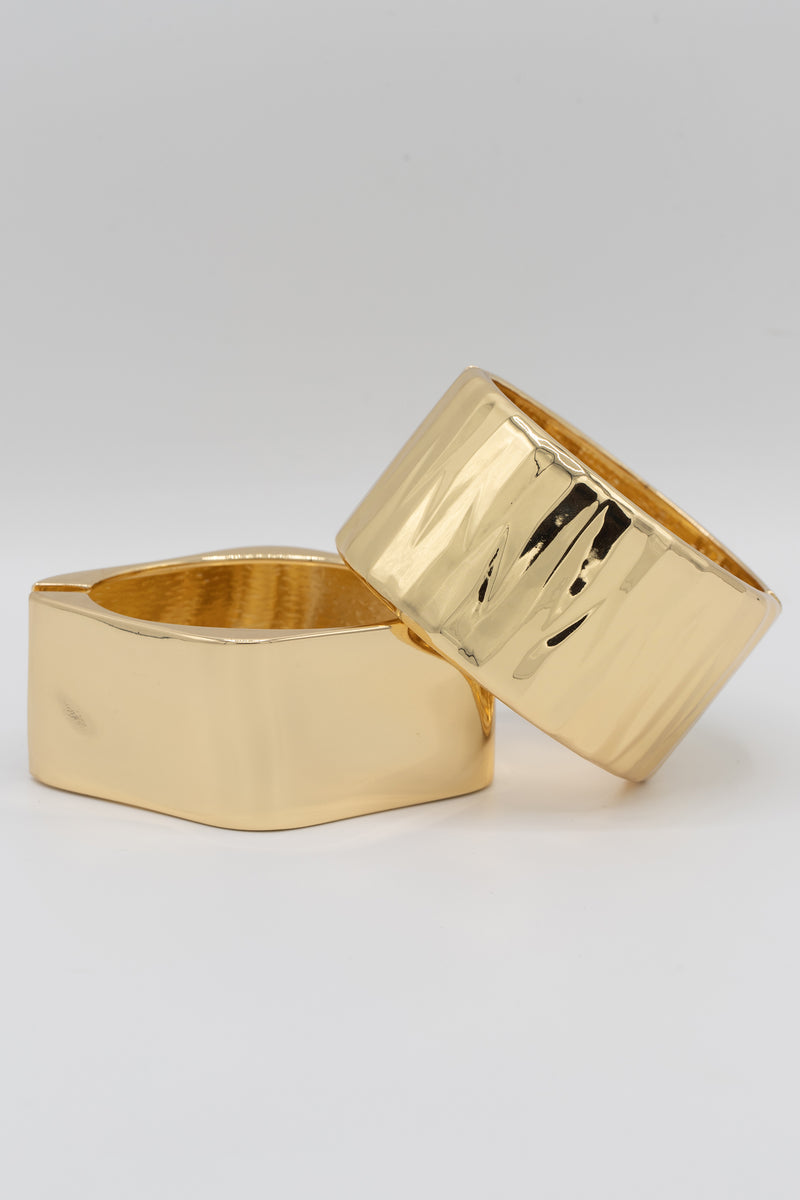 Heavy Metal Bangle Set