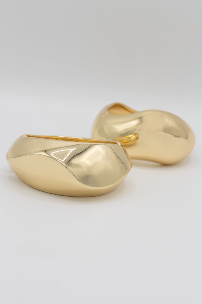 Liquid Gold Bangle Set