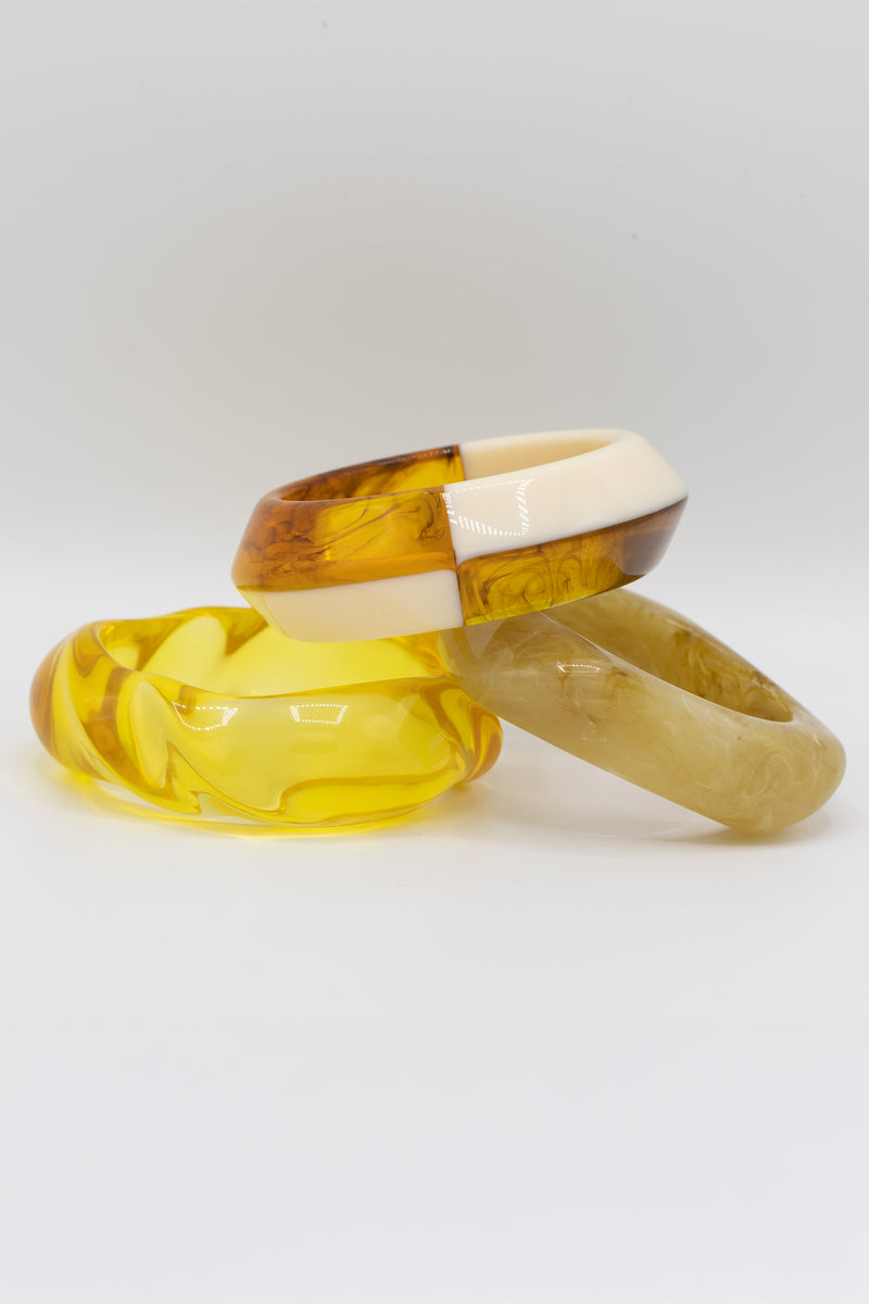 Honey Drip Bangle Set