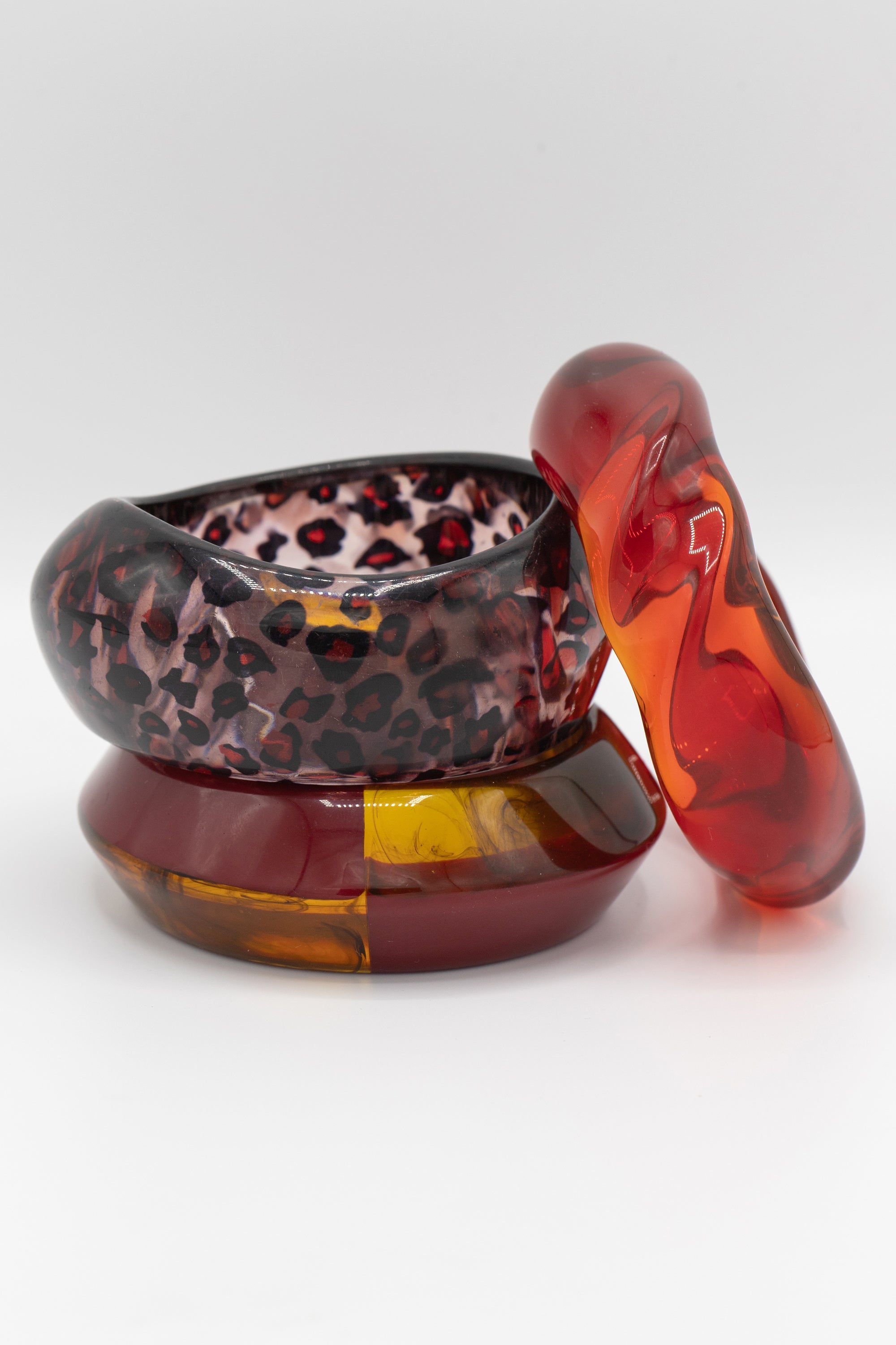 Feline Flame Bangle Set