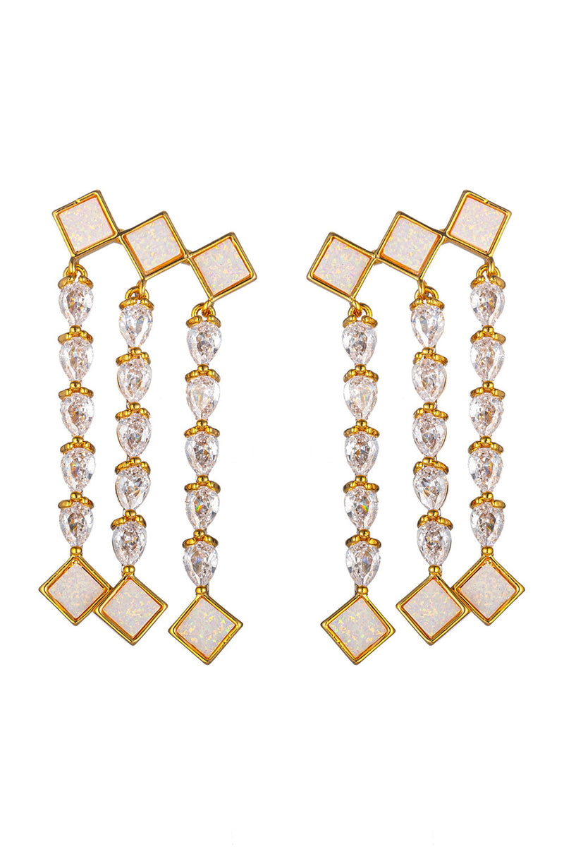 Noa CZ Dangle Earrings