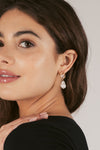 Alice Golden CZ Drop Earrings