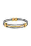 Wolf Head 3 Piece Bracelet set