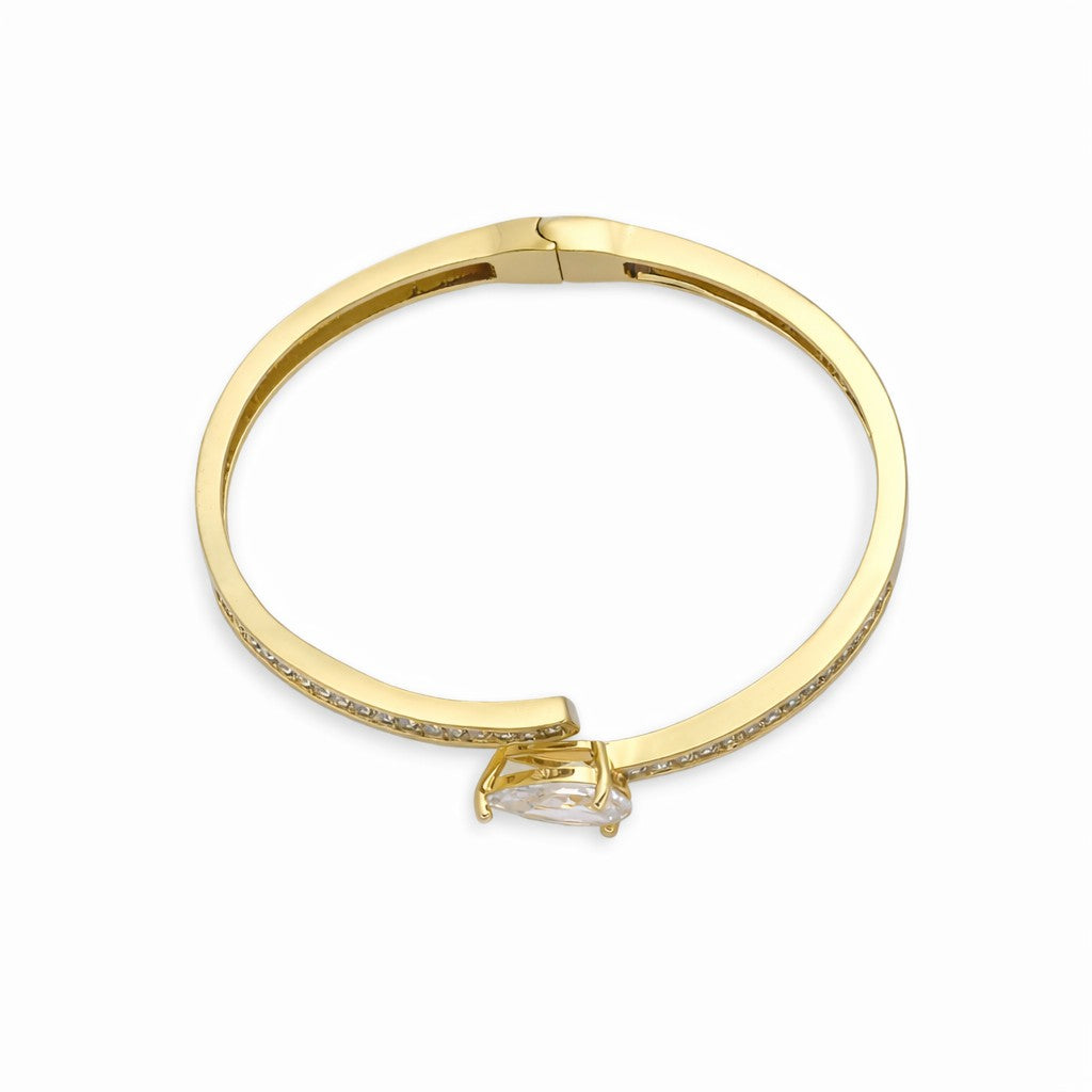 Hallie CZ Cuff Bracelet