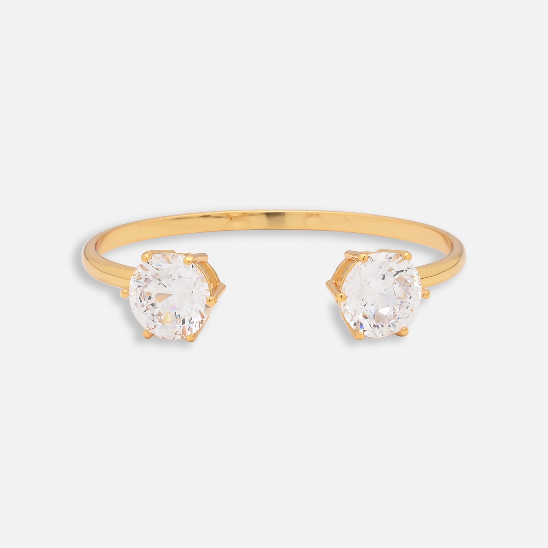 Mae CZ Cuff Bracelet