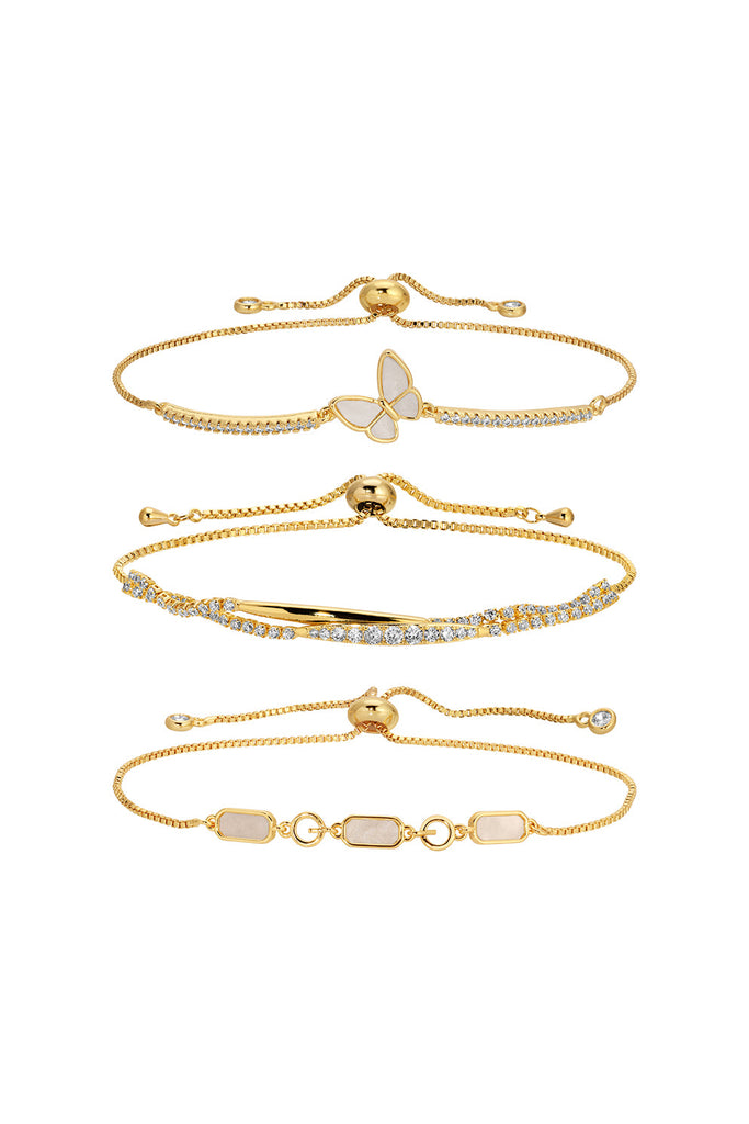 Sandy CZ Bracelet Set