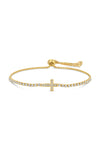 Cross CZ Bolo Bracelet Set
