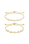 Luna Heart CZ Bracelet Set