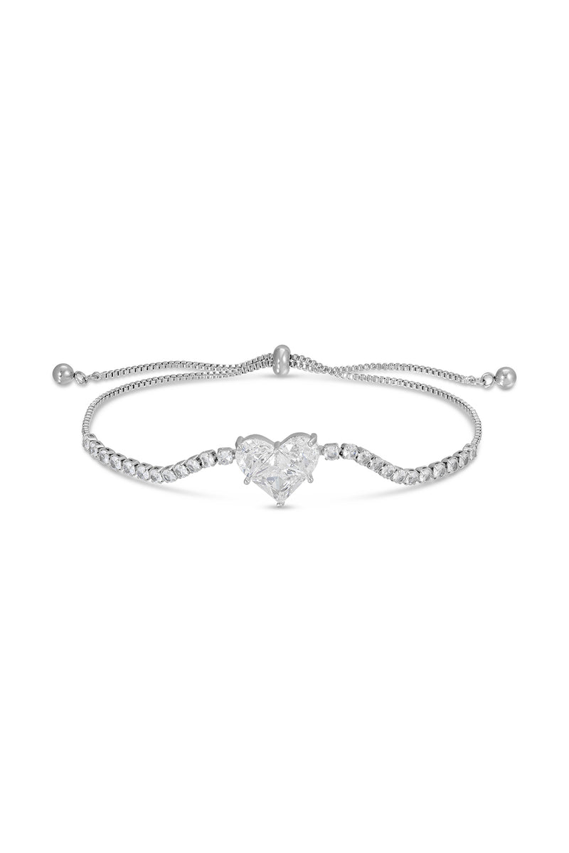 Emily Heart CZ Bracelet Set
