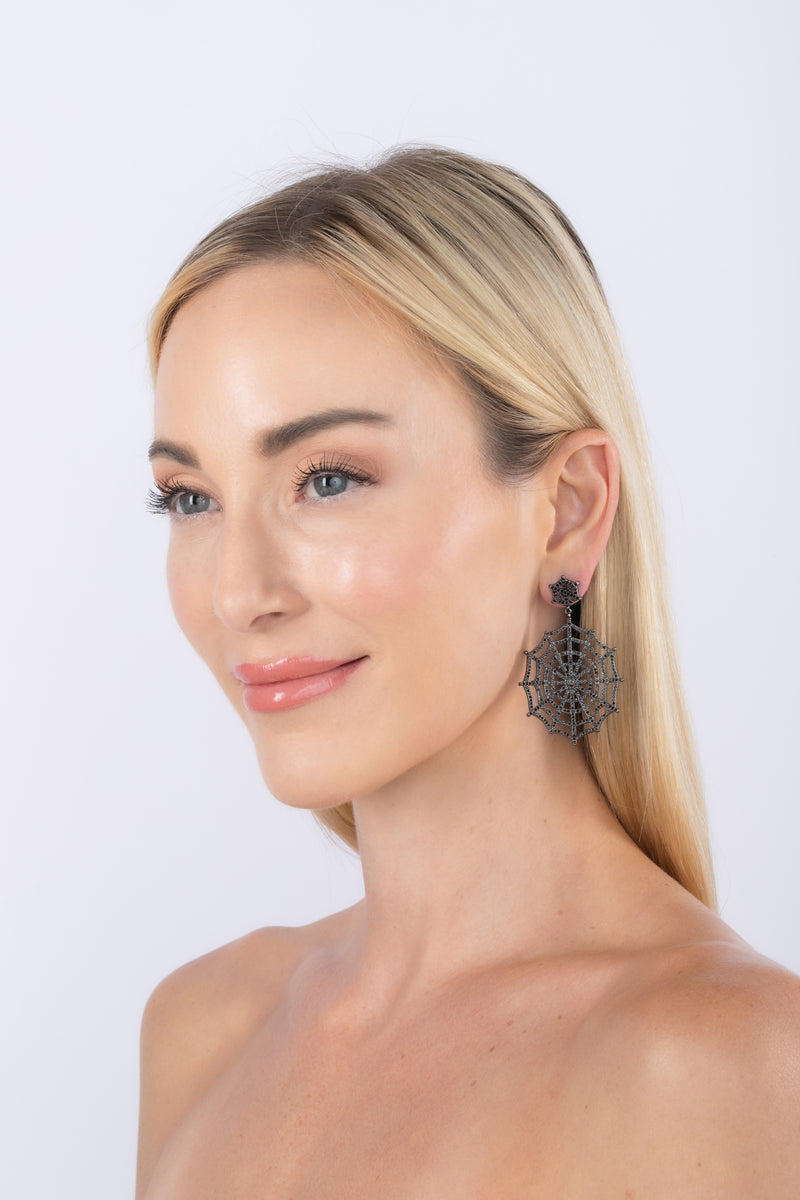 Charlotte Earrings - Black
