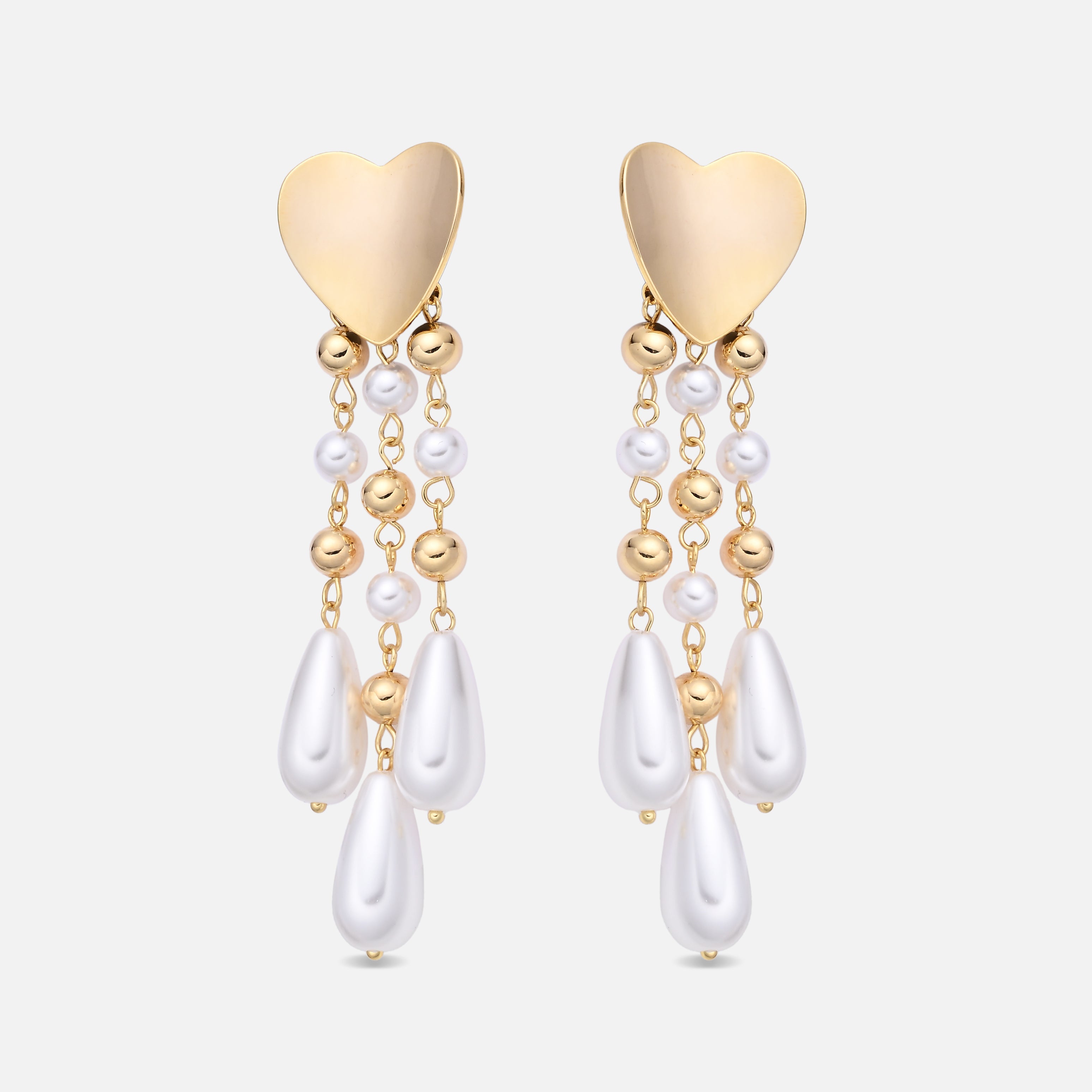 Rafaela Heart Statement Earrings