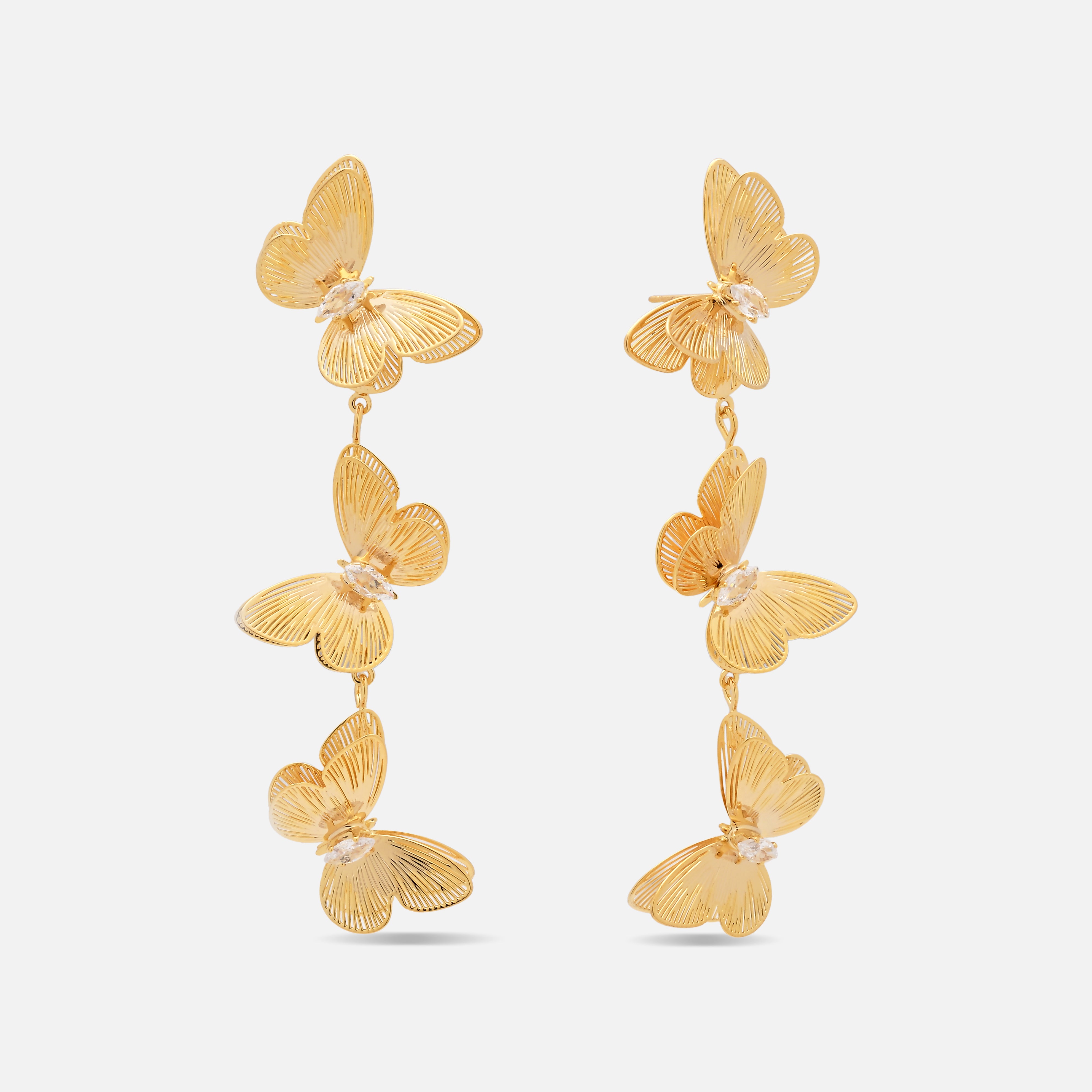 Sienna Flutter Statement Earrings
