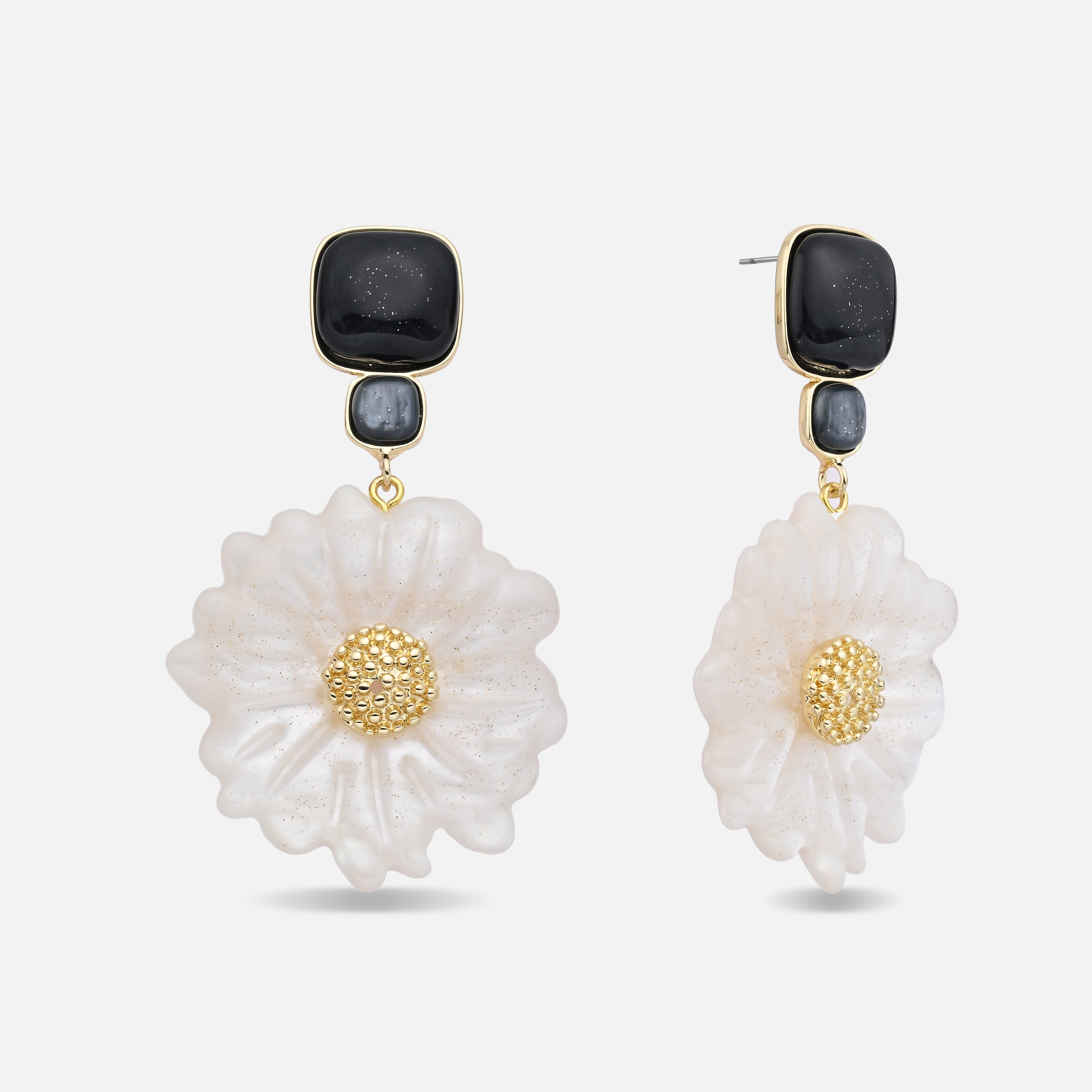 Vivienne Flower Statement Earrings