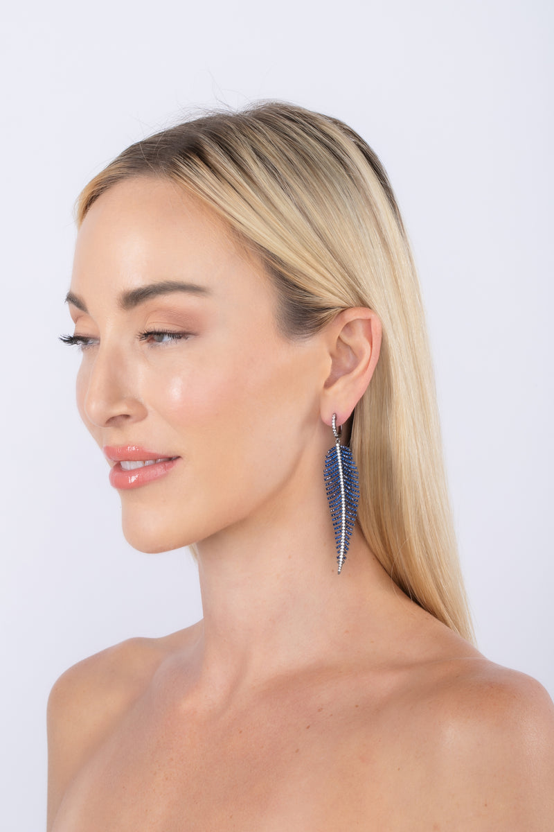 Caleen Earrings - Blue