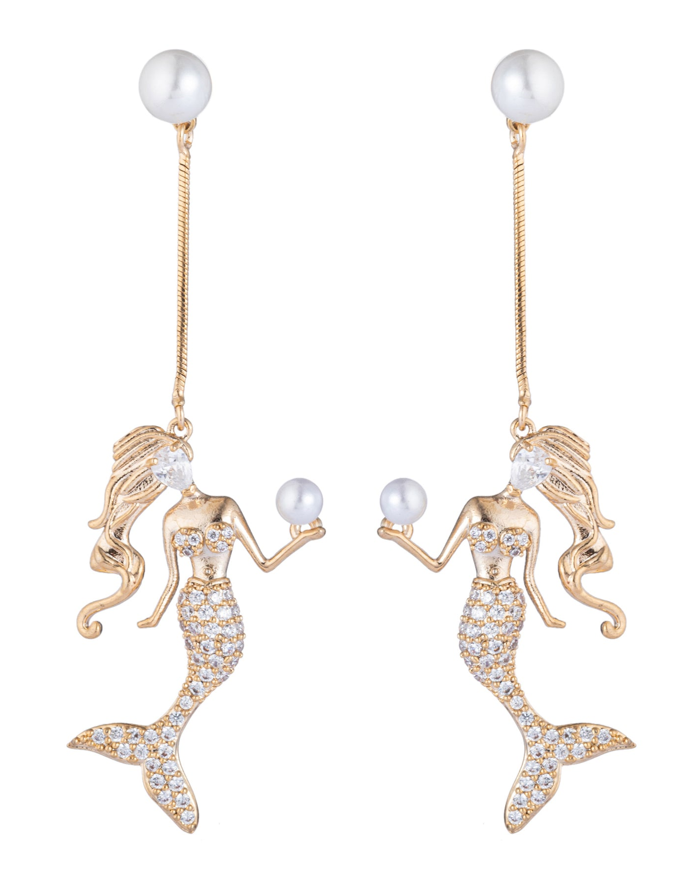 Mermaid Drop Earrings