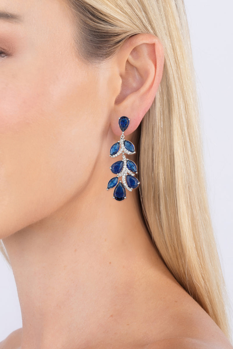 Julie Pink Drop Statement Earrings