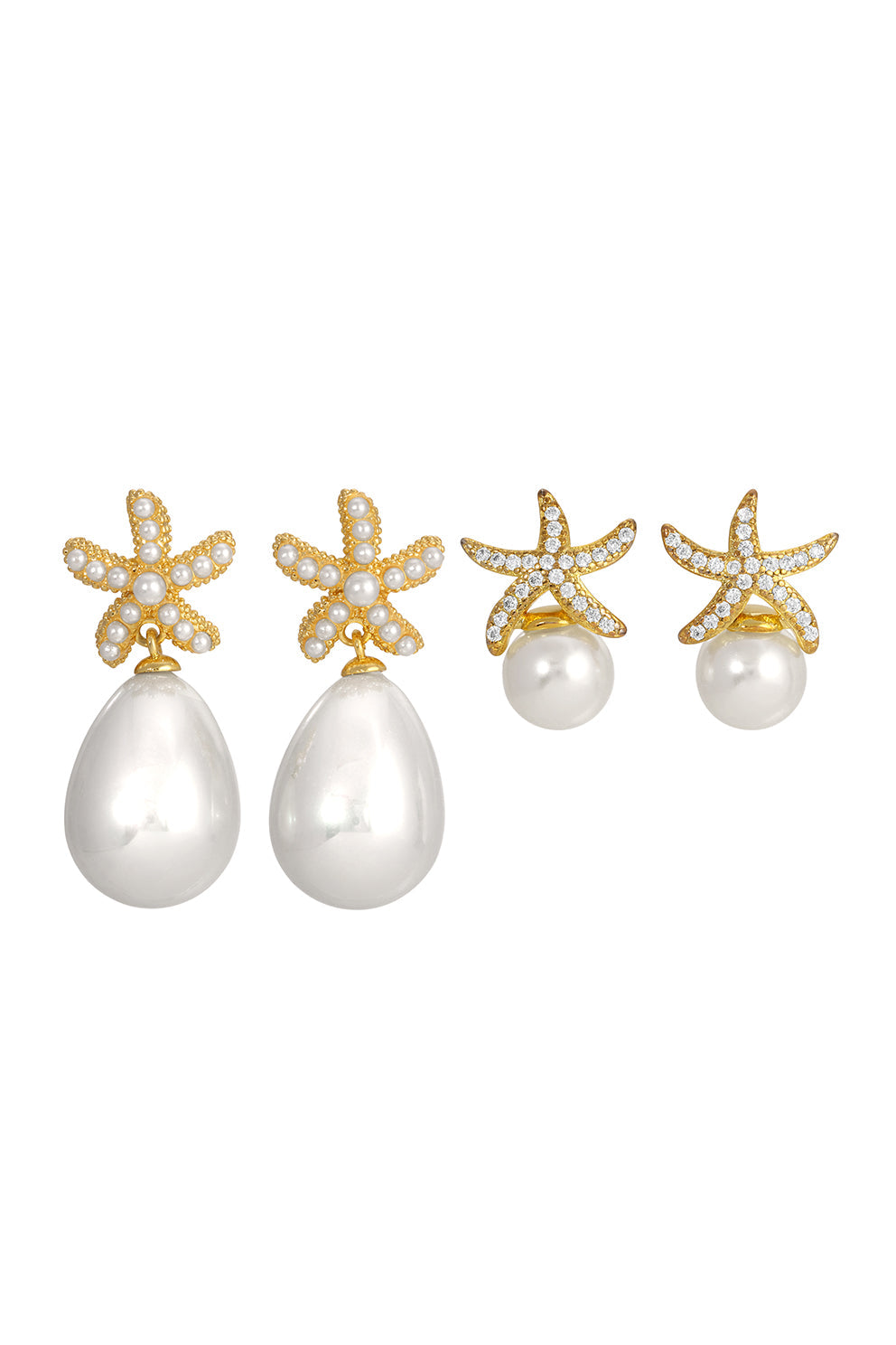 Sol Starfish 2-Piece Earring Set