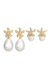 Sol Starfish 2-Piece Earring Set