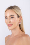 Mia Butterfly CZ Loop Earrings