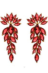 Diana Drop Earrings - Green