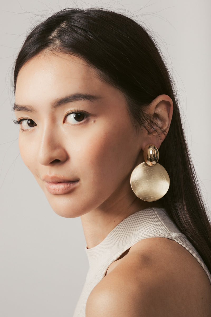 Sophia 18K Gold Plated Drop Earrings