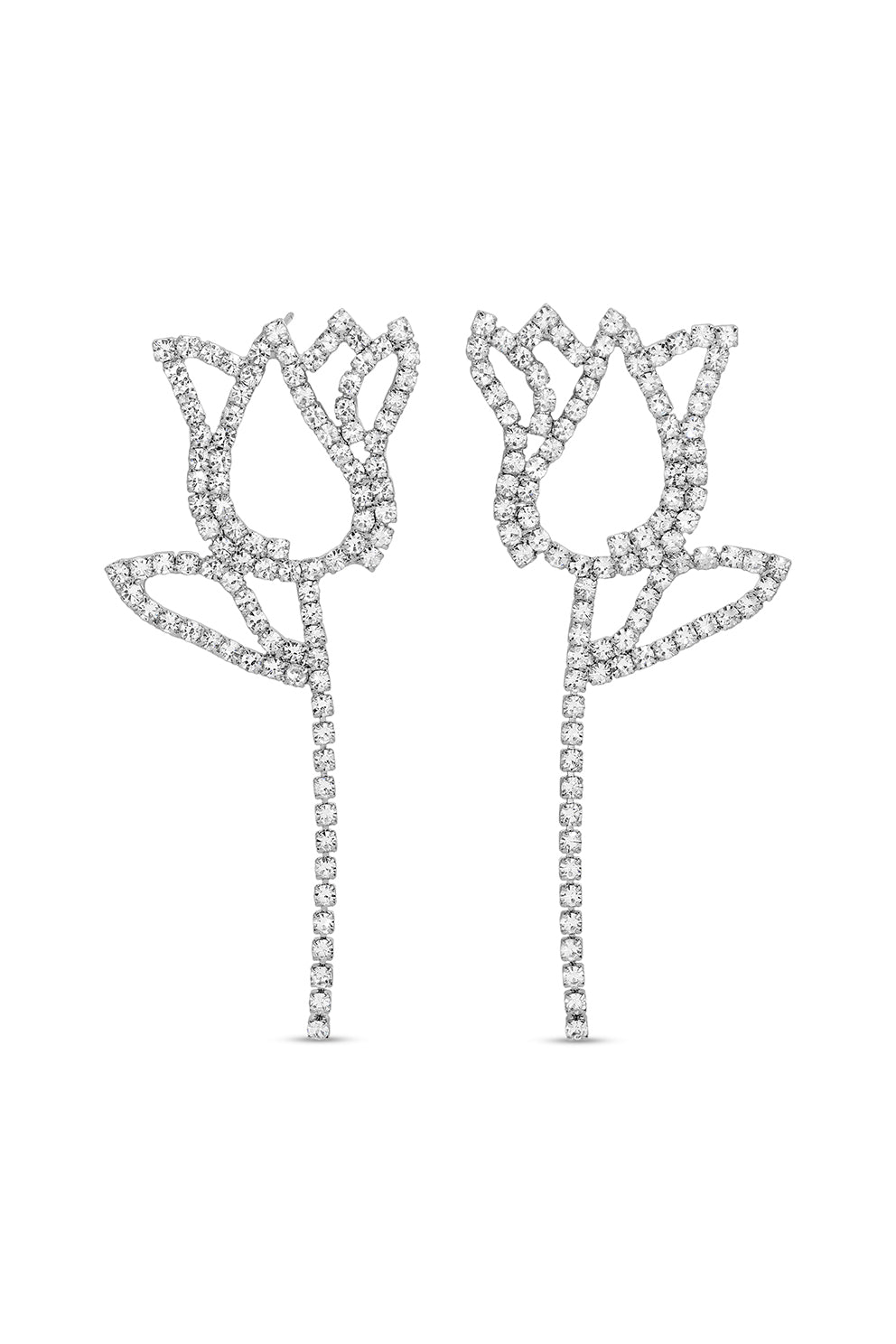 Dahlia Drop Statement Earrings