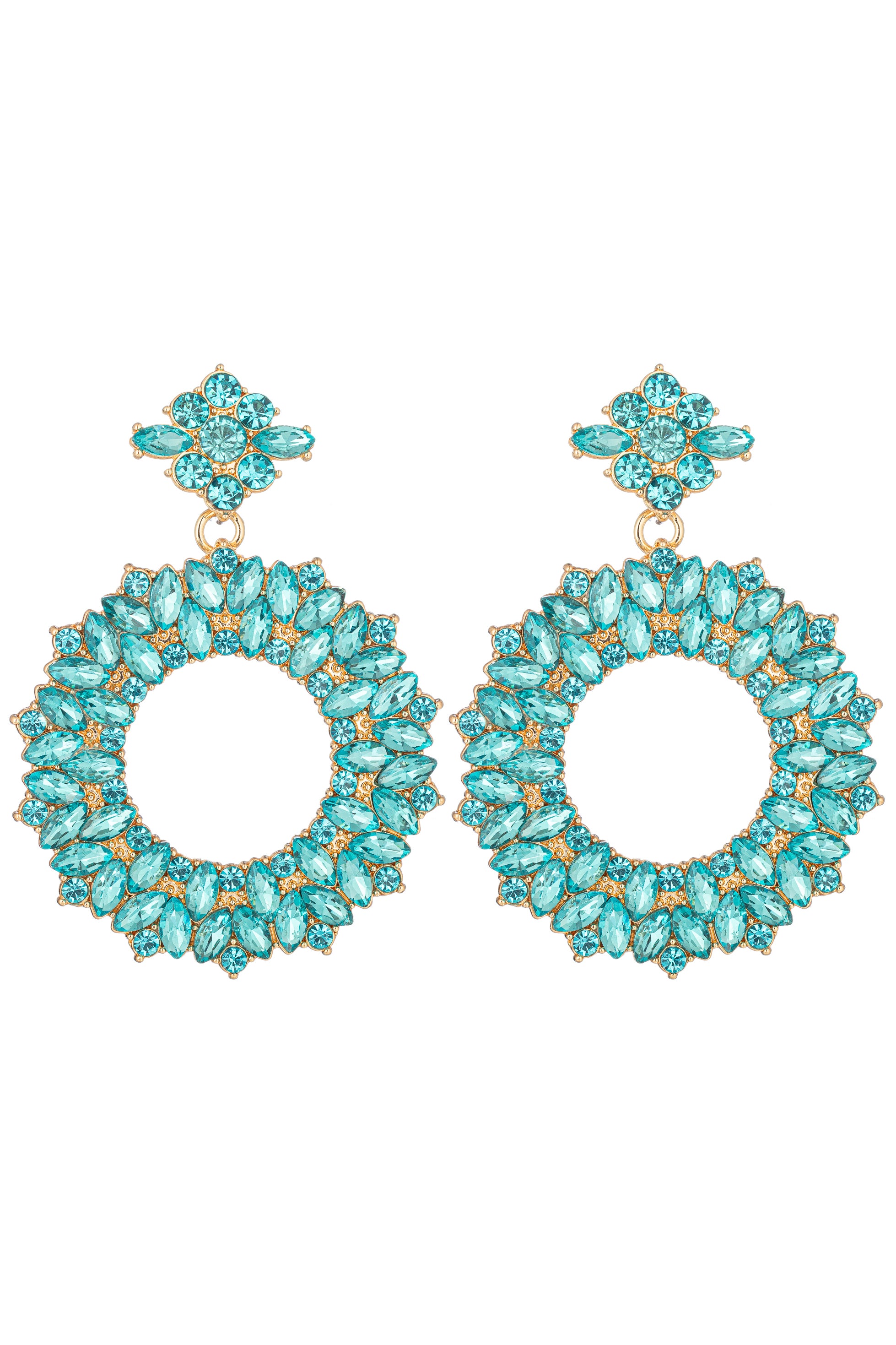 Stephanie Hot Pink Loop Earring