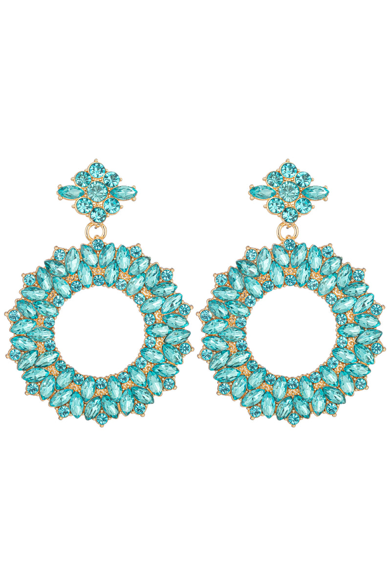 Stephanie Hot Pink Loop Earring