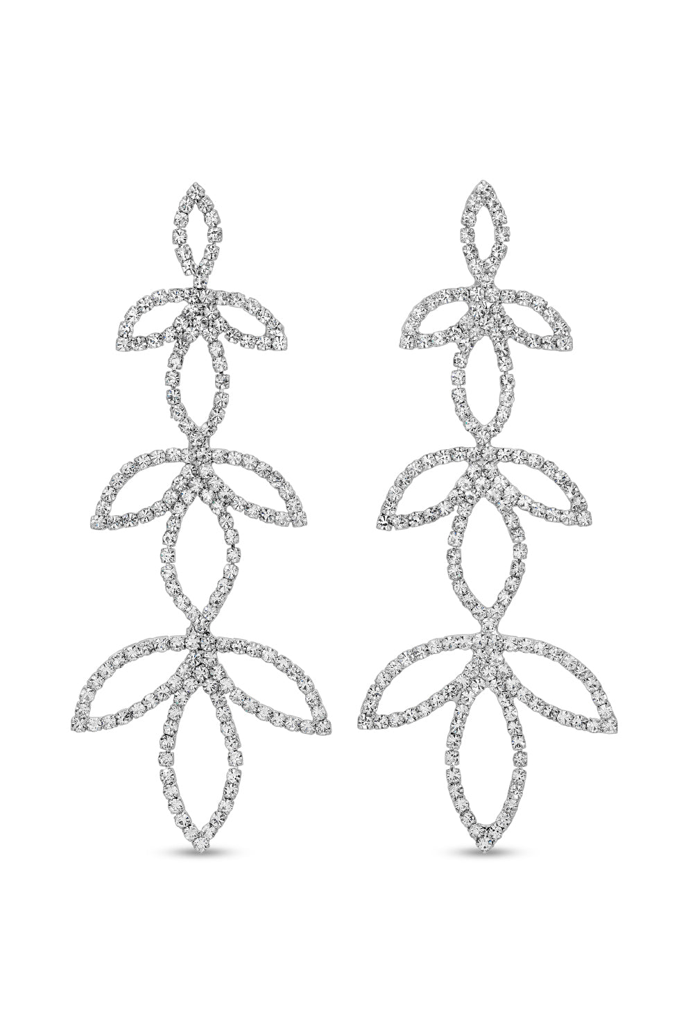 Amelia Leaf Drop Earrings