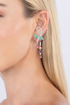 Amelia Birdie CZ Statement Earrings