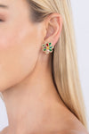 Lizzie CZ Earrings - Gold