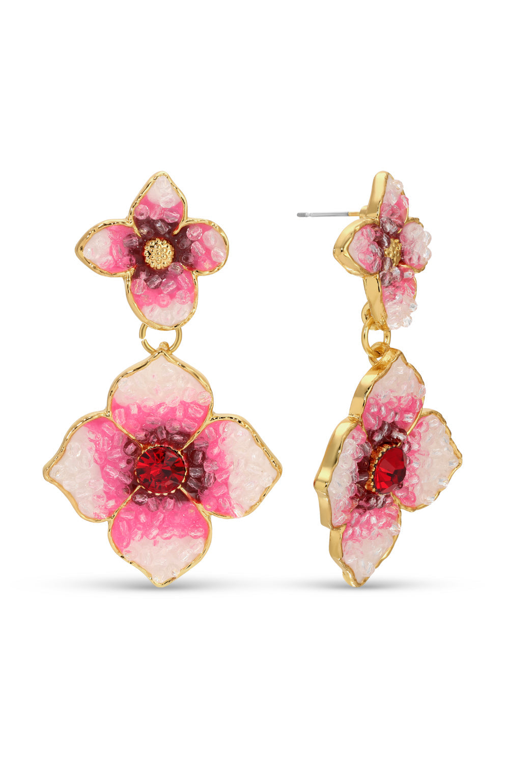 Sharon Flower Drop Earrings