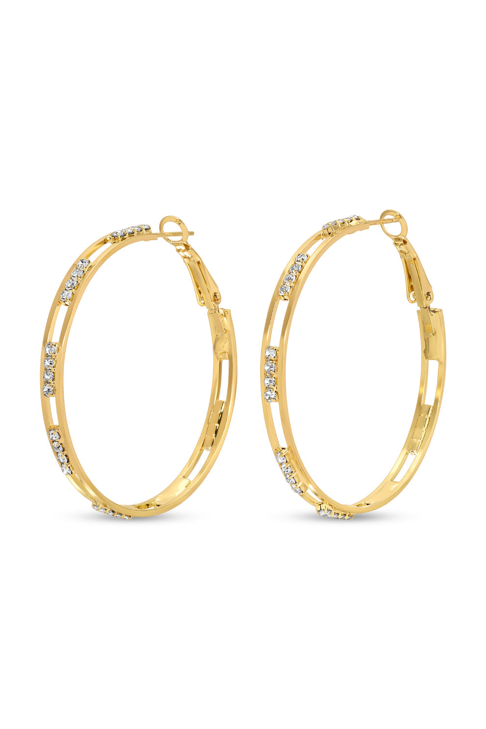 Adriana Golden Hoop Earrings