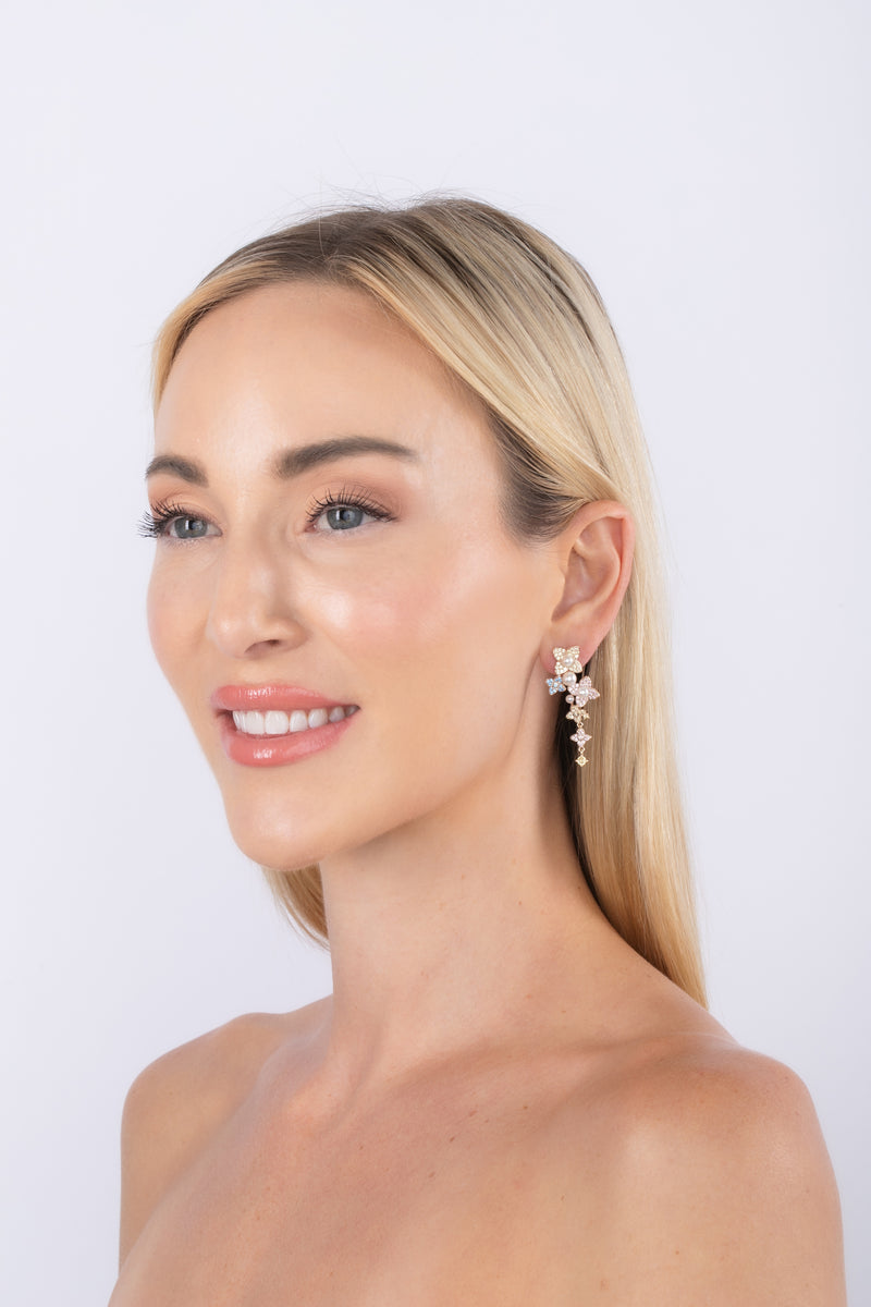 Isabella Flower Statement Earring