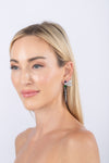 Dragonfly Green Drop Earring