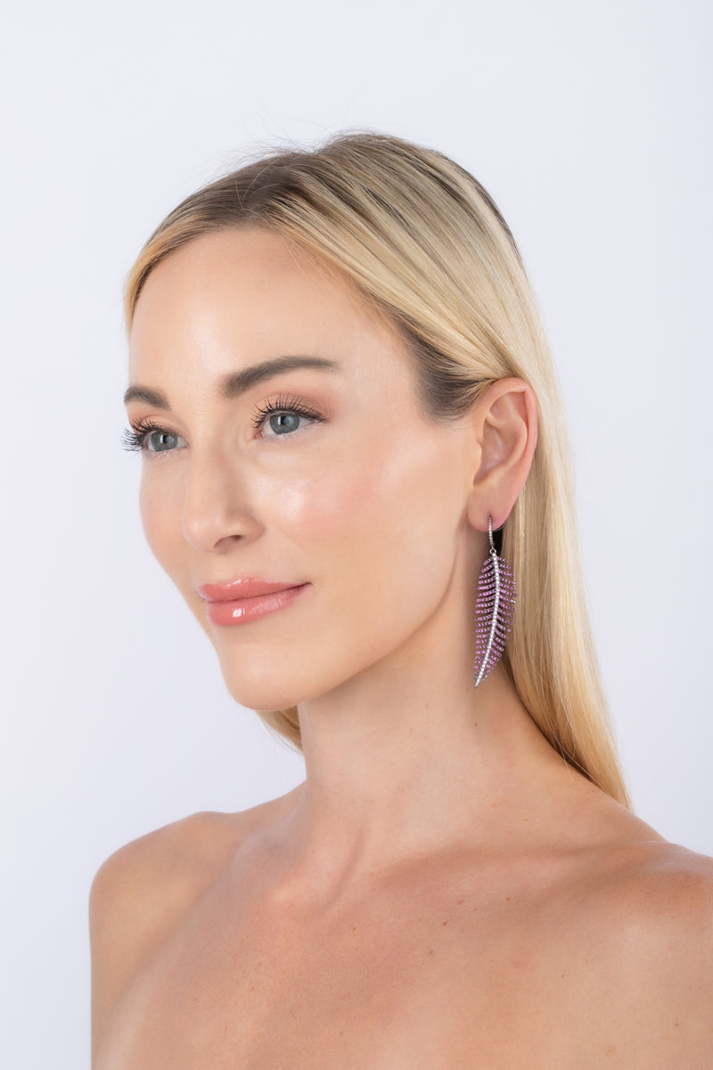 Caroline Earrings - Pink